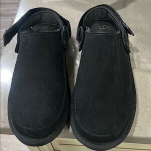 UGG Black Slip-On Casual Mules
